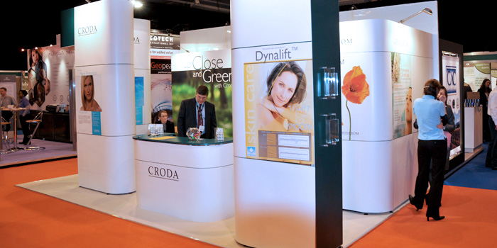 Croda branding - exhibition design