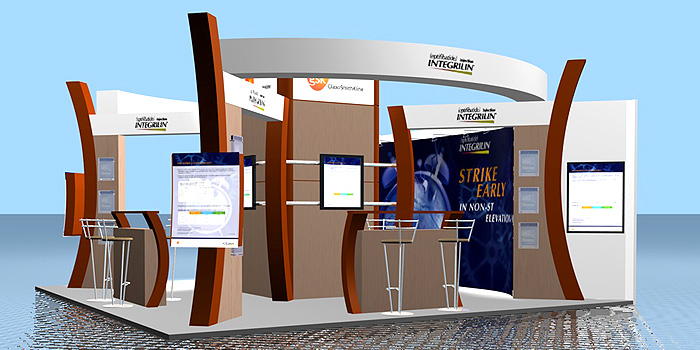 GSK stand - exhibition design 2