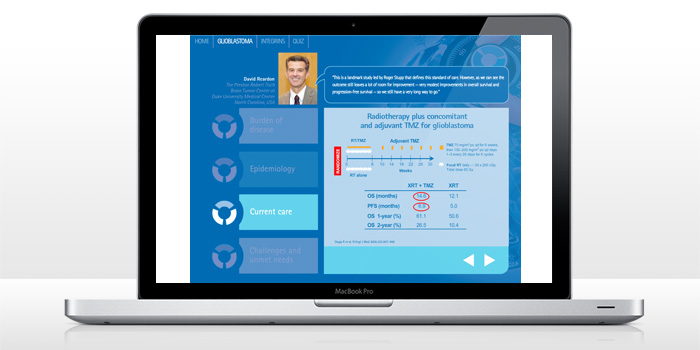 Merck Oncology Touch Screen - interactive design 2