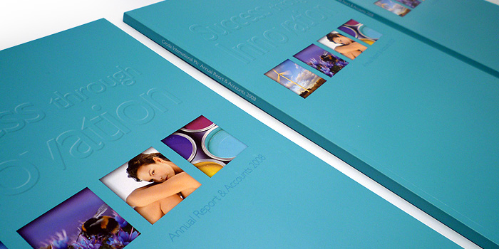 Croda annual report - print design 2