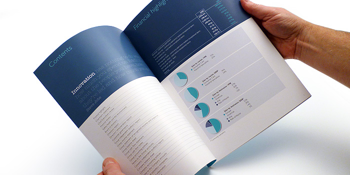 Croda annual report - print design 3