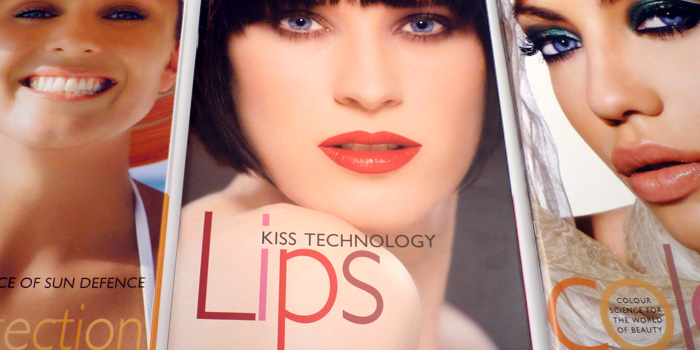 Croda lips and sun brochures - print design 1