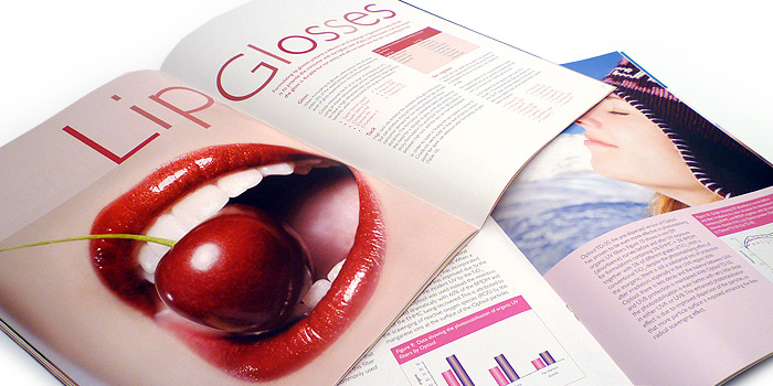 Croda lips and sun brochures - print design 7