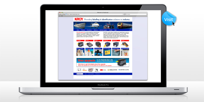 Kroy Europe site - web design