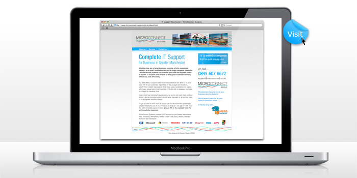 Microconnect site - web design 3